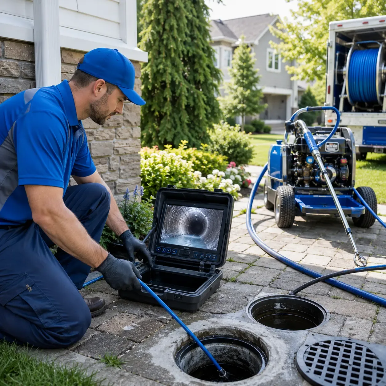 Outdoor drain cleaning professionals serving Bismarck, MO